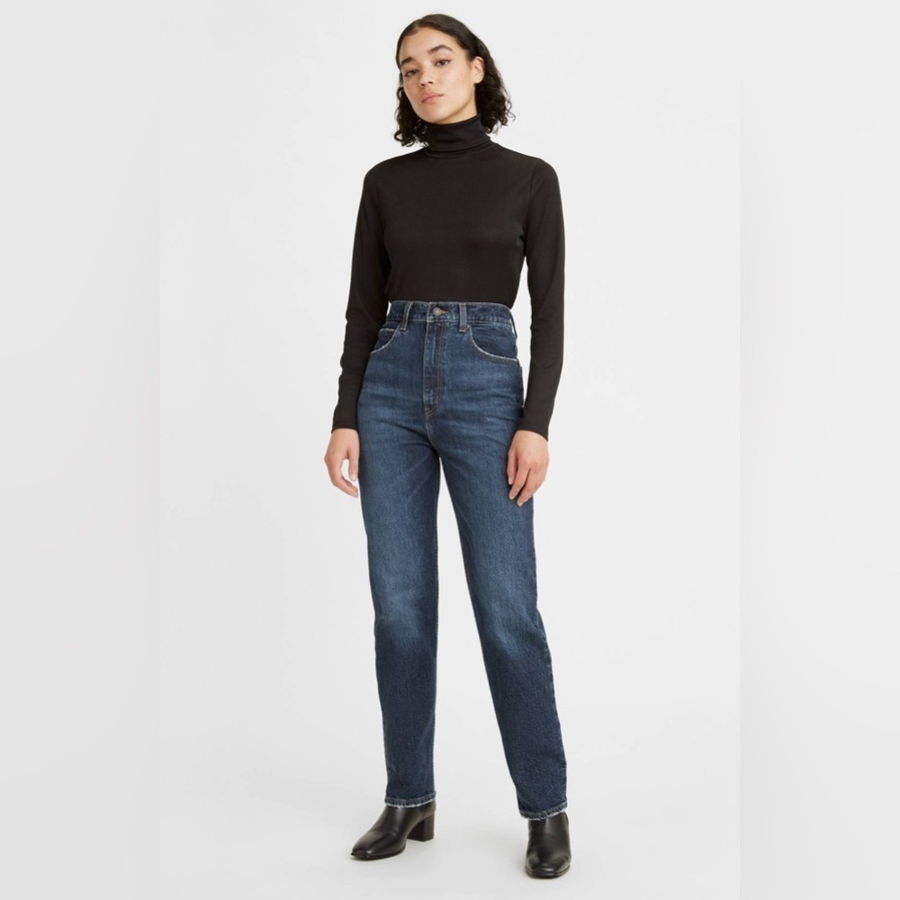 Levi’s 70s High Slim Straight Jeans (Premium)– Size 27 (Sonoma Hills Dark Wash) - Picture 2 of 8